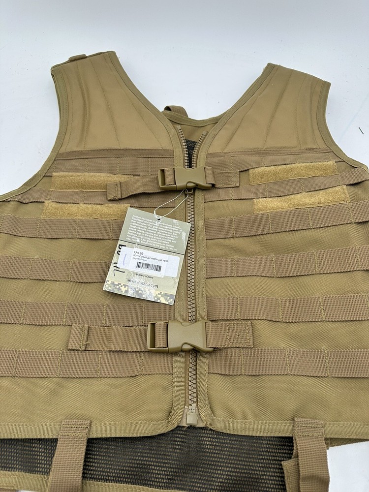 Rothco Molle Modular Vest Coyote Brown Adjustable