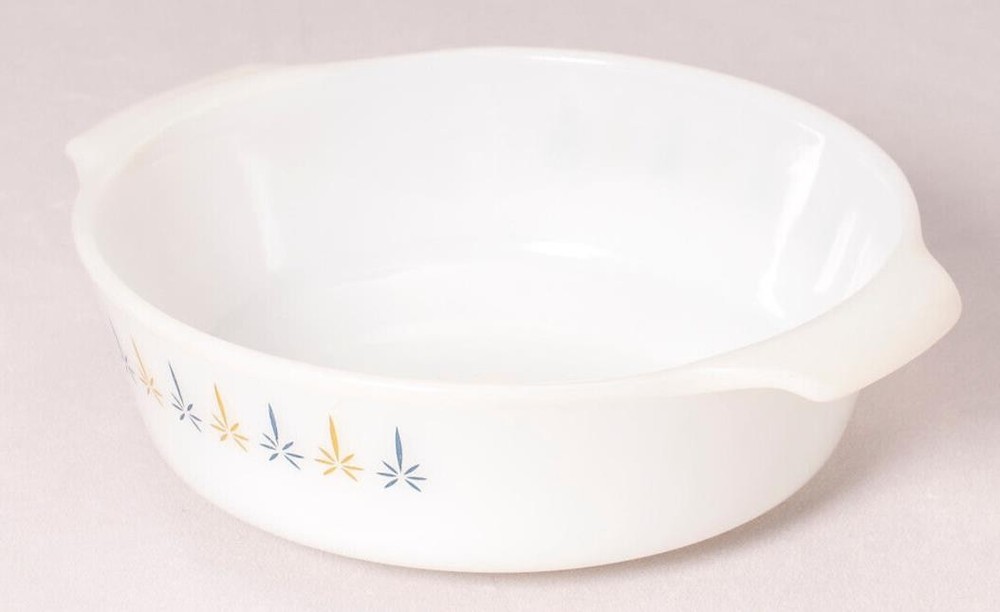 Ancher Hocking, 1 1/2 quart Casserole Dish, Candleglow Pattern #437