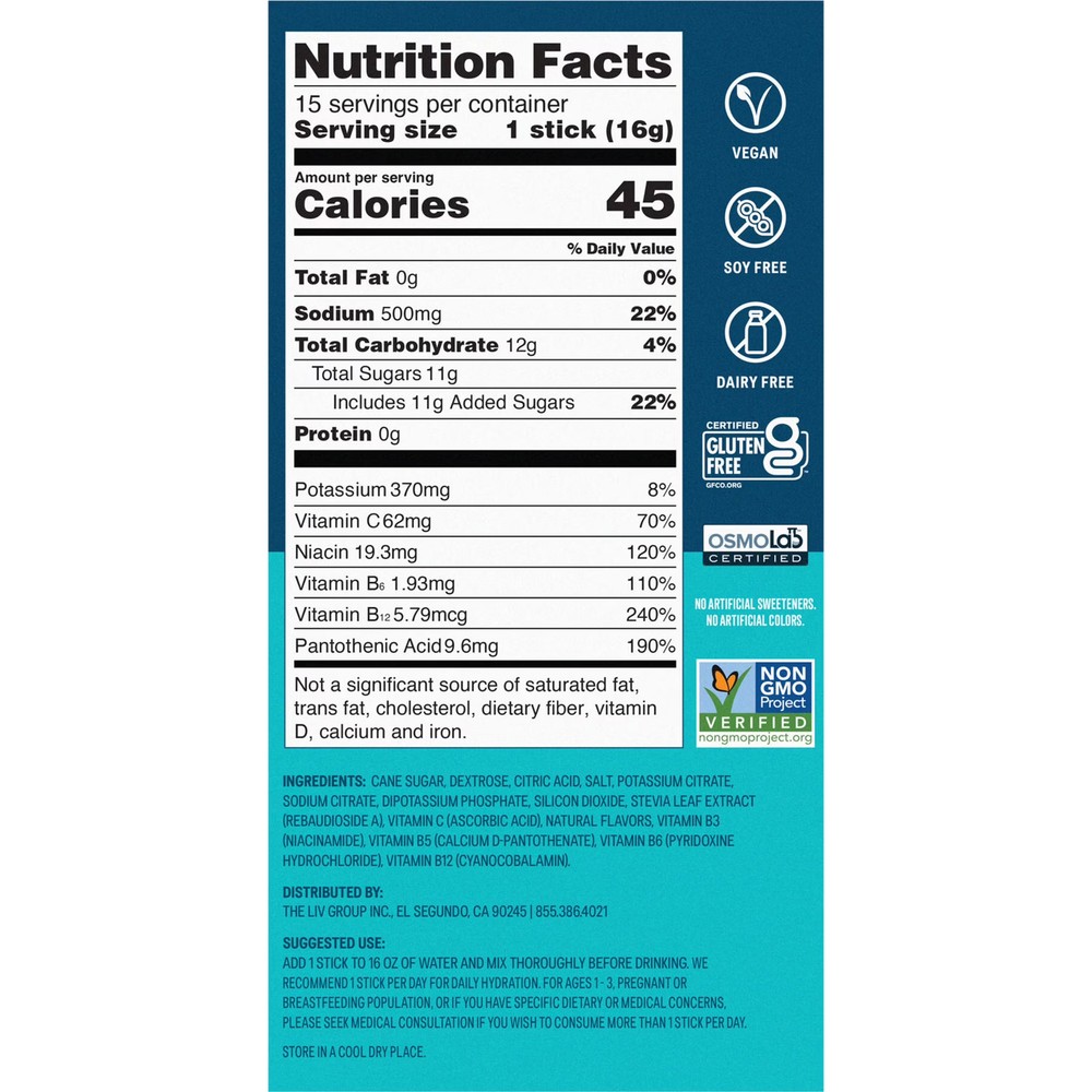 Concord Grape Hydration Electrolyte Drink Mix