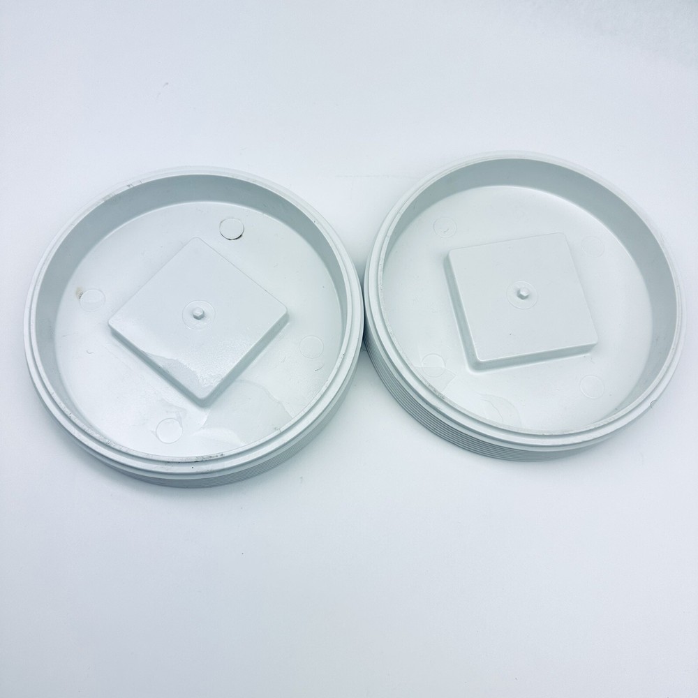 2-PACK 6" PVC COUNTERSUNK PLUG THREADED SDR35