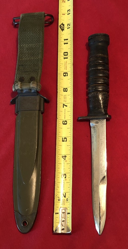 WW2 THEATRE KNIFE - LEATHER HANDLE WITH SHEATH