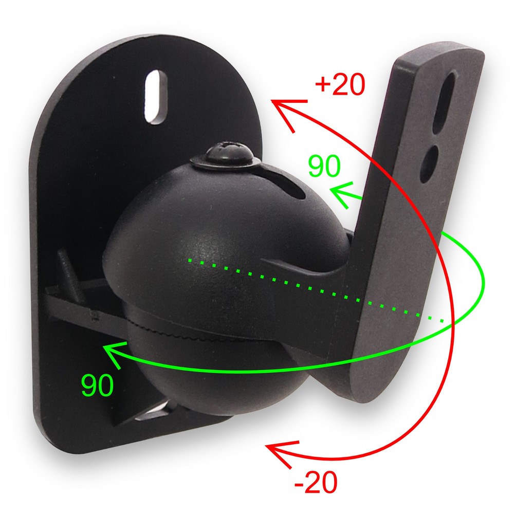 2 Surround sound speaker brackets Wall mount for Sony