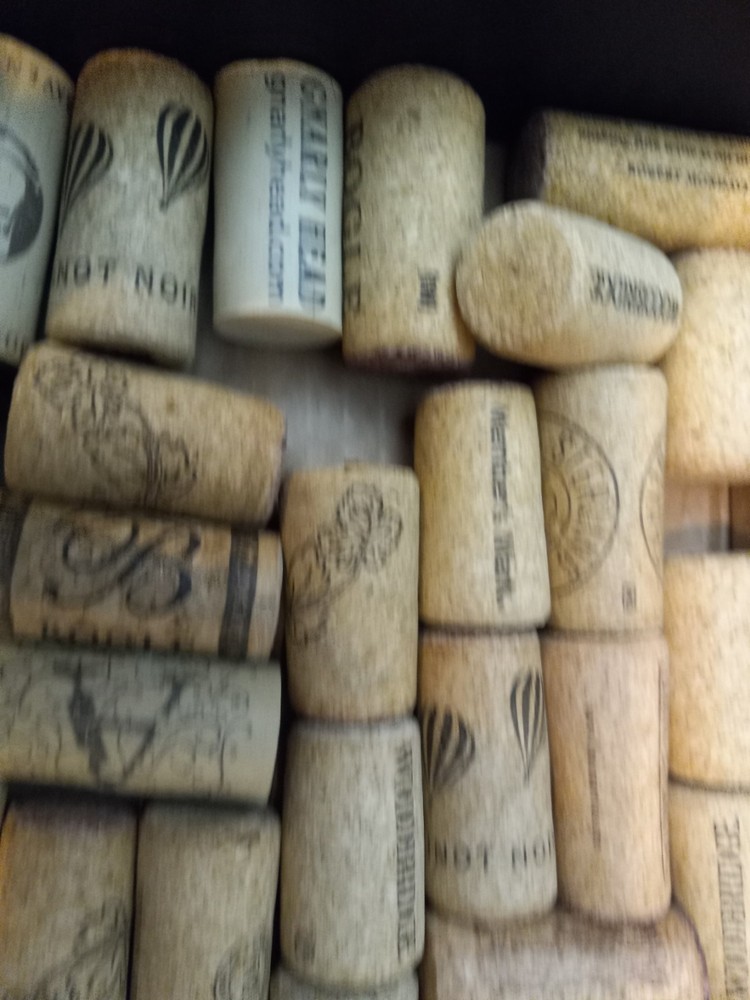 100 Used Wine Corks for Arts Crafts Projects Random Natural Cork