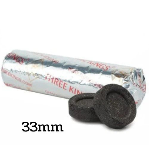 Charcoal 33mm Roll by Three Kings