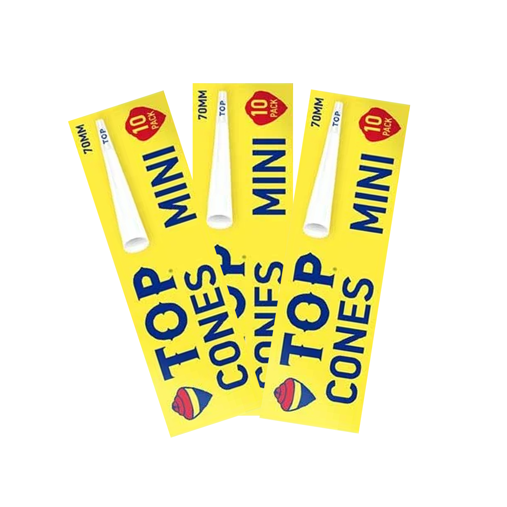 Top Mini Size 10count -10 pack Cones