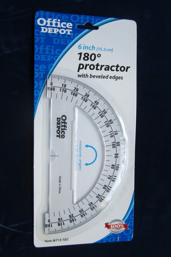 6 Inches 180 Degree Protractor 180 Degree Protractor School Protractor
