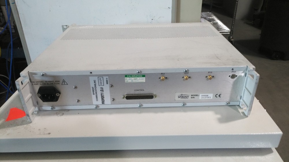 SPIRENT SR5058 Test Configuration Unit