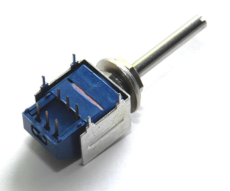 (2) AlcoSwitch 10 Position Rotary Switch BCD Complement Output, Right Angle NEW.