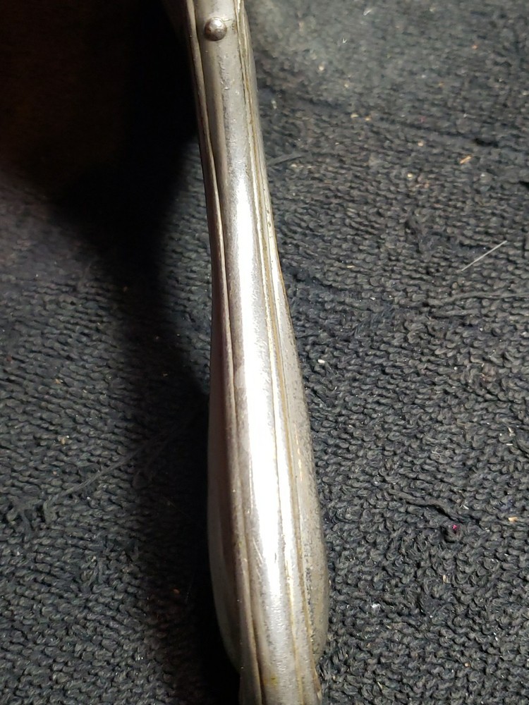 Antique "G.SILVER" Smooth handheld Vanity MIRROR