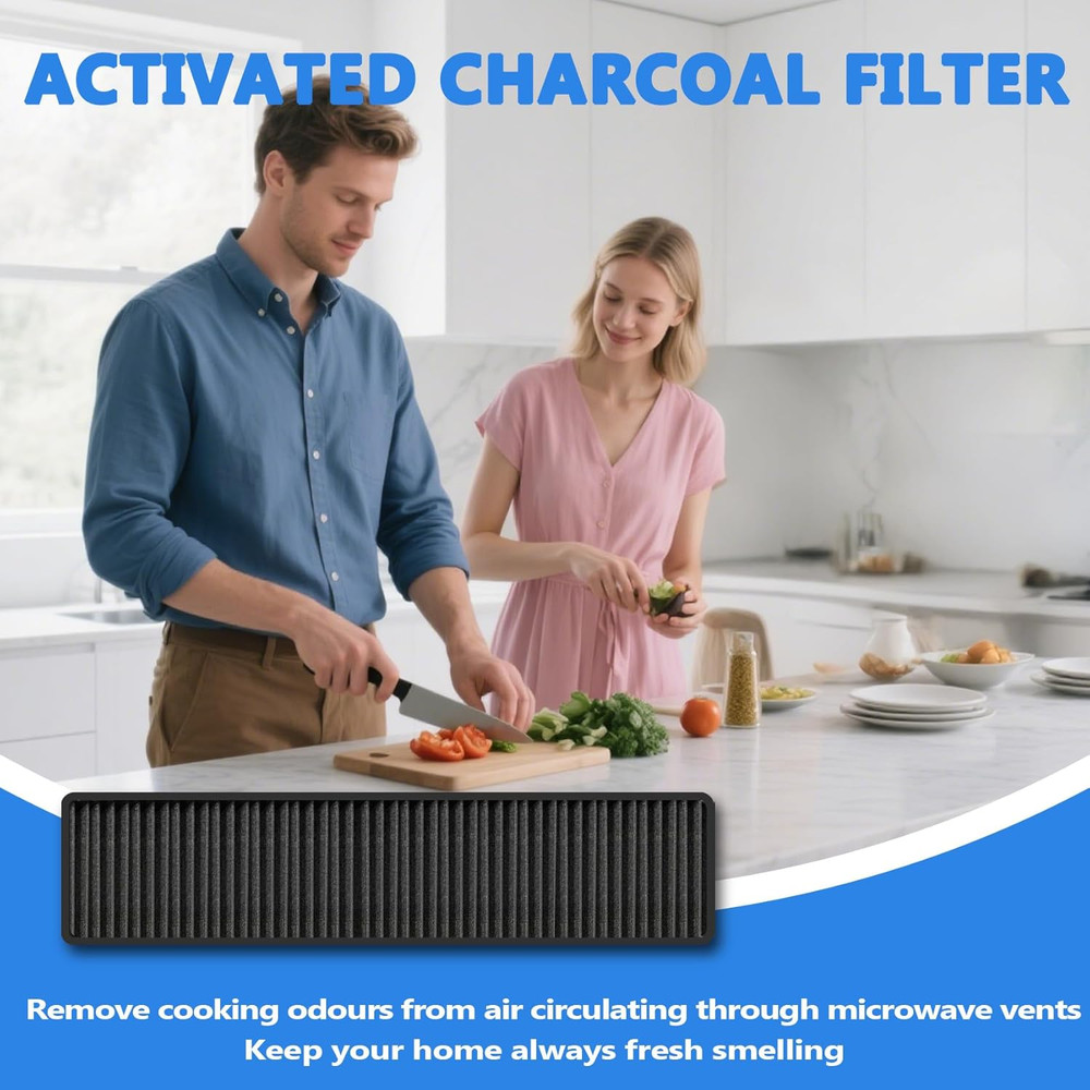 WB06X10807 Microwave Filter Replacement for GE Microwave Charcoal Filter Replace
