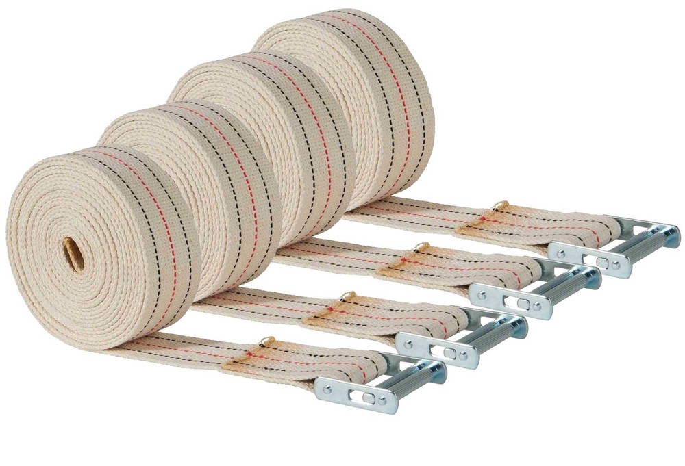 2" x 17' Piano Strap with Roller Buckle, Web Strap (4 Pack)