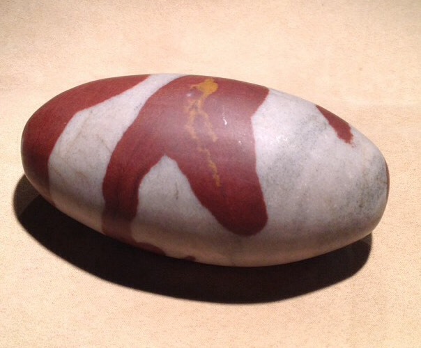 Shiva Lingam Brown Multi Pattern !