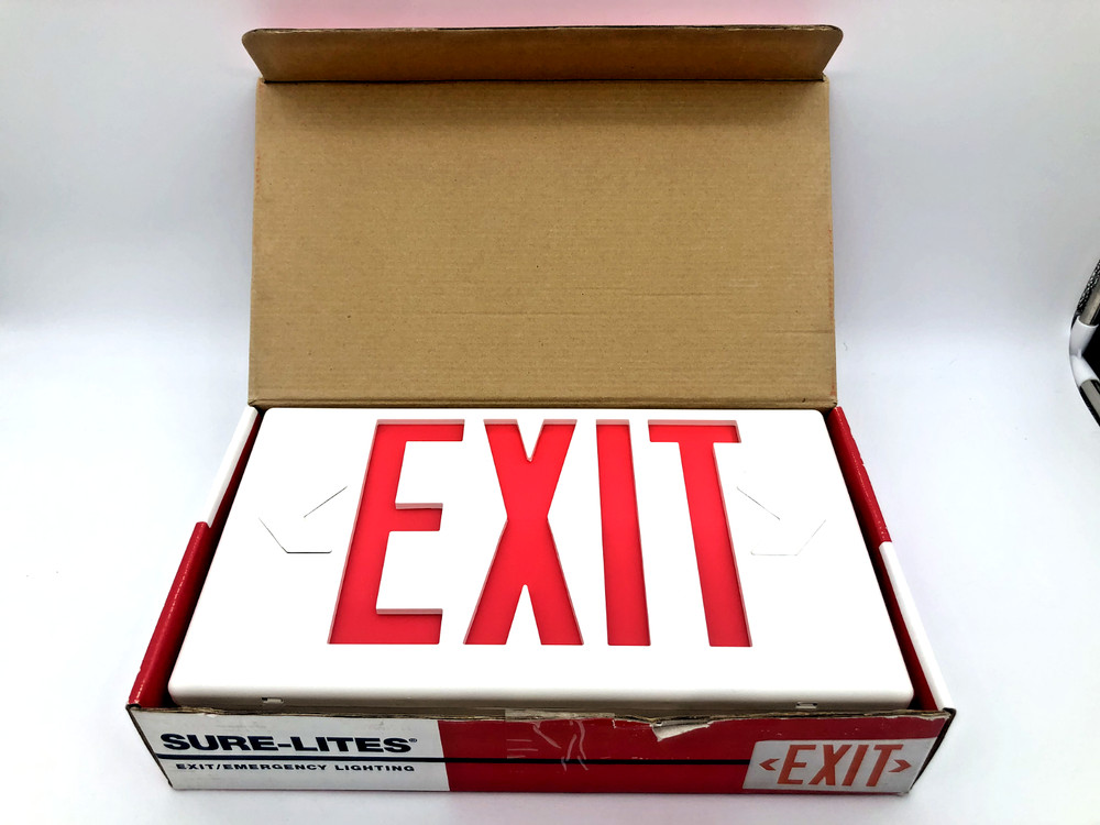 Cooper Lighting LPX70RWH Exit/Emergency Lighting Self-Powered LED Exit Sign