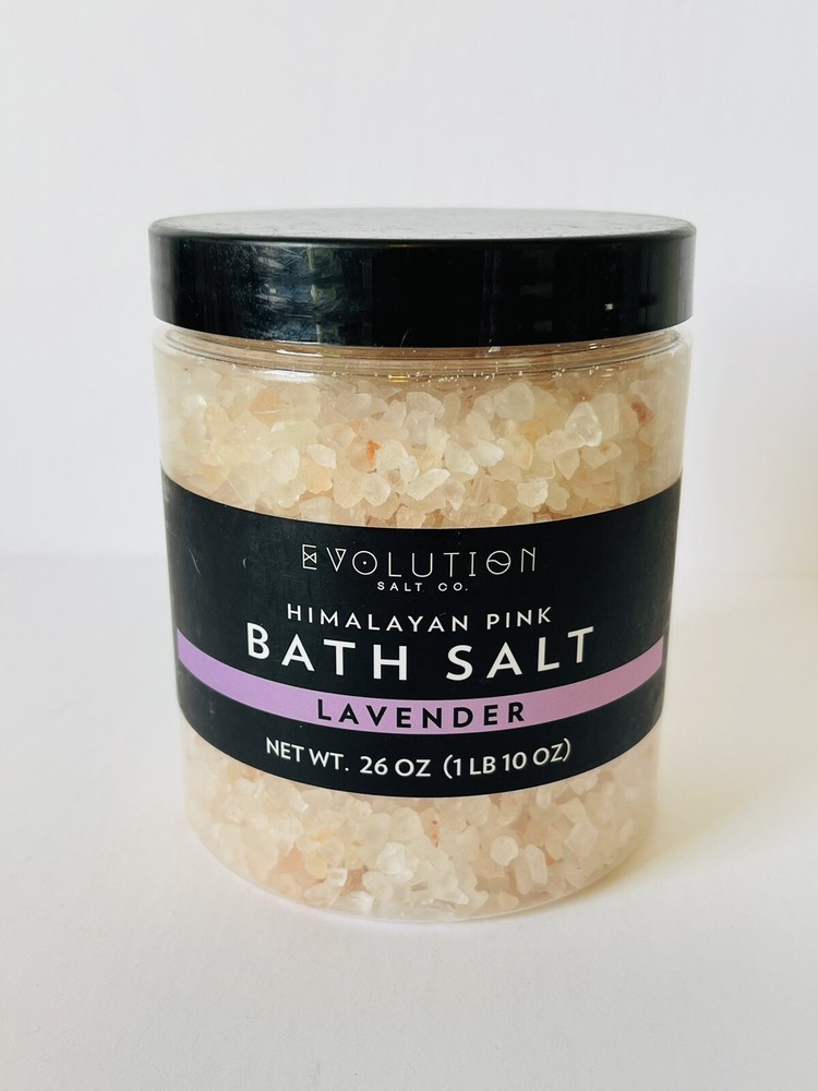 Evolution Salt Co. Himalayan Pink Lavender Bath Salt 26 oz / 1lb & 10 oz
