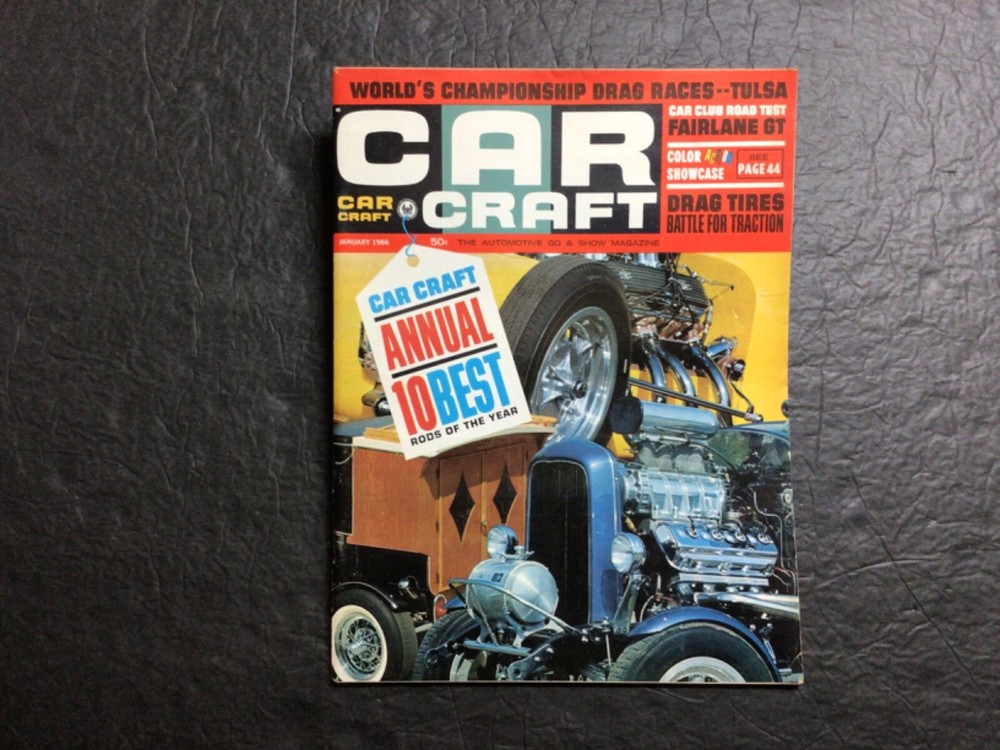 CAR CRAFT Magazine ~ January 1966 ~ EX!!!