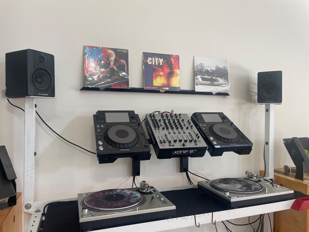 All-In-One Floating DJ Workstation FOR PIONEER CDJ, DENON, TECHNICS
