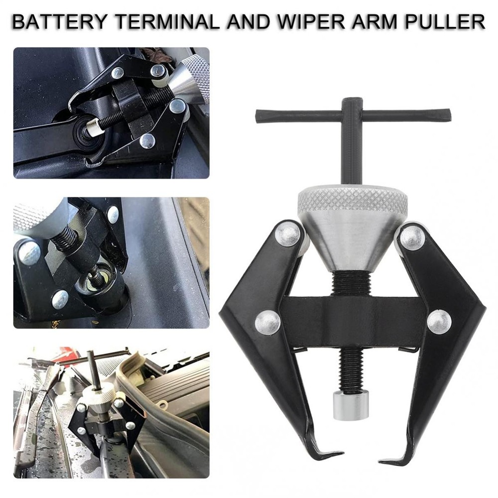 4 Inch Two-Claw Puller Multifunction Windshield Wiper Arm Removal Tool Adjust US