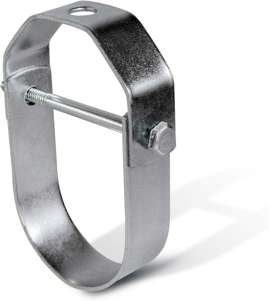 Durable 4 in Chrome Clevis Hanger - Rust Resistant Galvanized Steel Construction