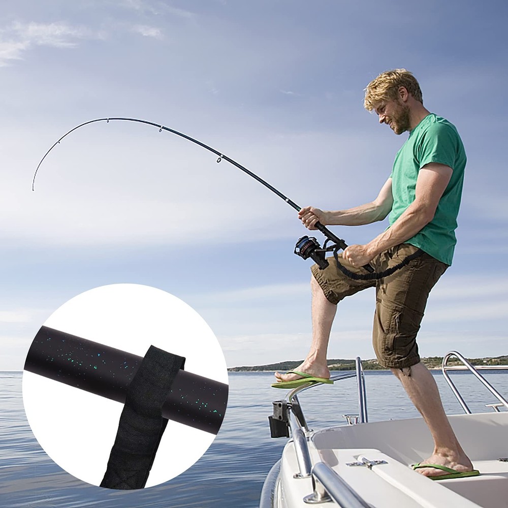 Kayaking Paddle Leash Tether 1 Pack-Stretchable Coiled Lanyard for Kayak, Pad...