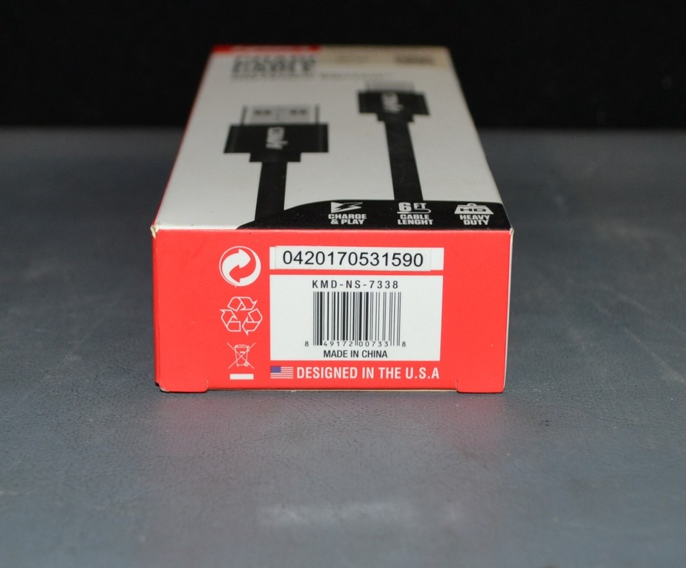 KMD Nintendo Switch Charge Cable *NEW OPEN BOX*