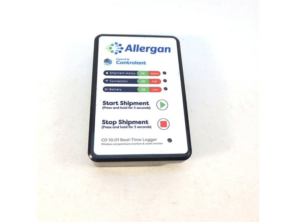 Allergan Powered By Controlant CO 10.01 Real-Time Logger