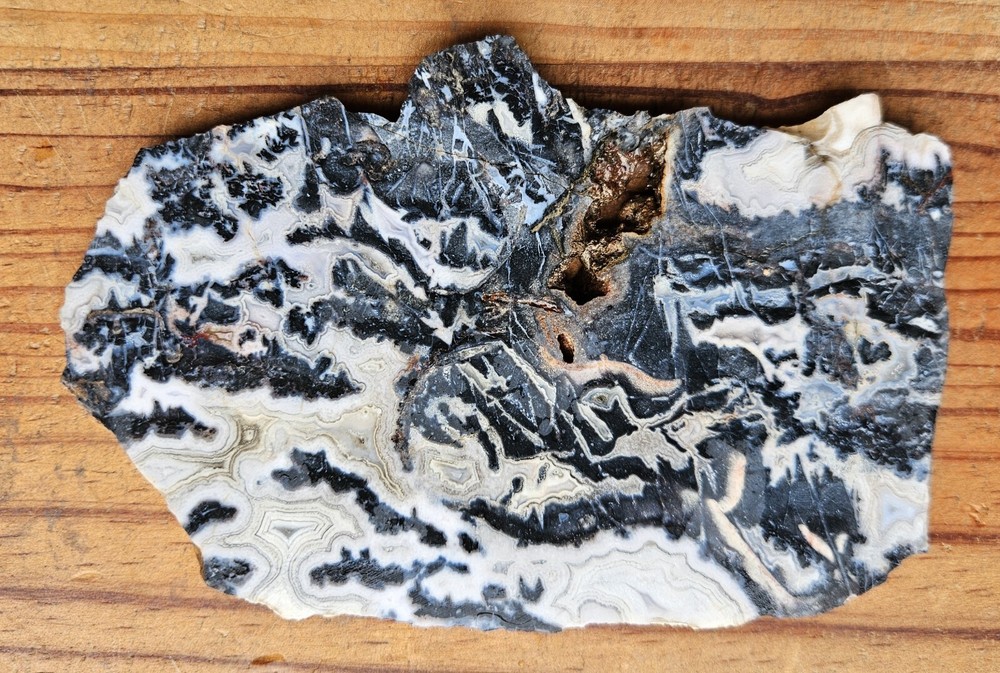 Lace Agate Slab Mexico 134 Grams