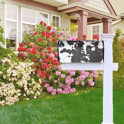 Cow Mailbox Covers Magnetic Standard Size Mailbox Wraps Letter Post Mailbox