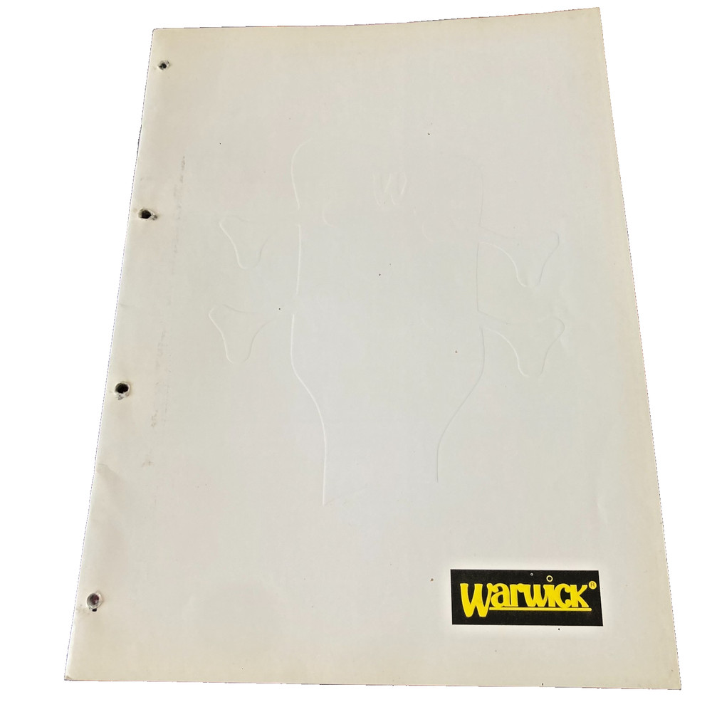 Warwick Official Catalog 1998