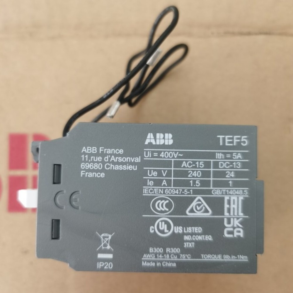 ABB Contactor Accessories TEF5-ON TEF5-OFF