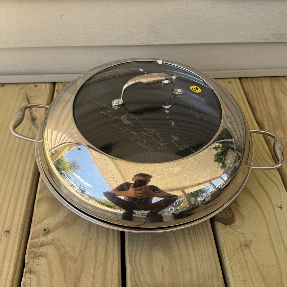 Hexclad Hybrid Cookware 10 Piece Set Preowned Great Condition