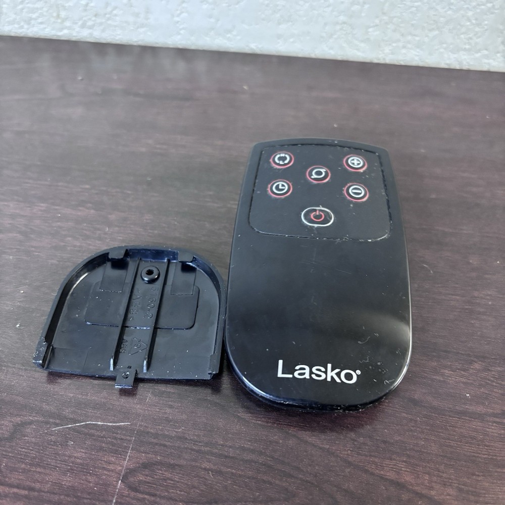Genuine Lasko Fan 6-Button Black Replacement Remote – Pre-Owned