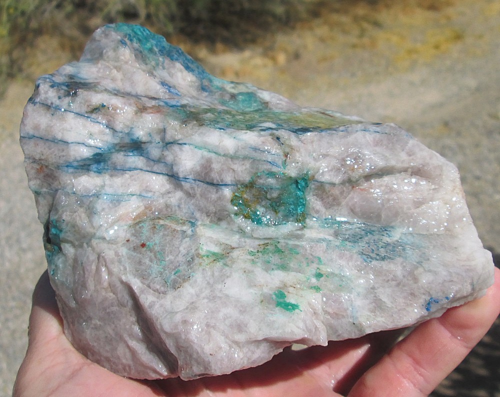 CHRYSOCOLLA ROUGH ~ 3 lbs 8 ozs