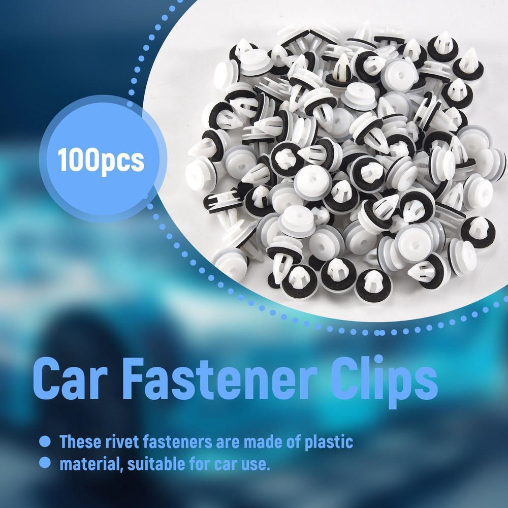 100Pcs 51418224768 Plastic Rivets Clip for- E46 E53 E90 E91 E70 Door Panel7627