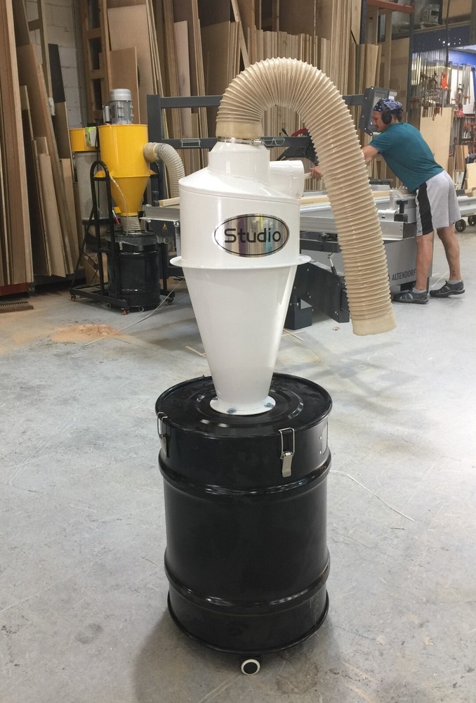 High Efficiency Patented Cyclone Dust Separator 30 gallon drum