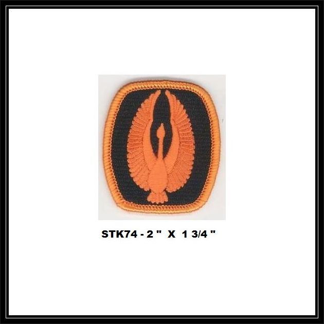 MINI ROMULAN BIRD PATCH - COPPER COLOR - STK74