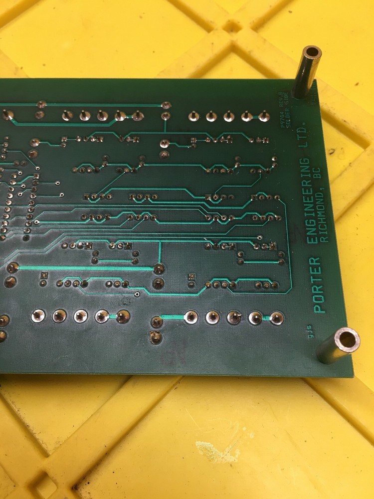 Porter Engineering P9704 Encoder Interface Circuit Board / Card, Rev, B, Used