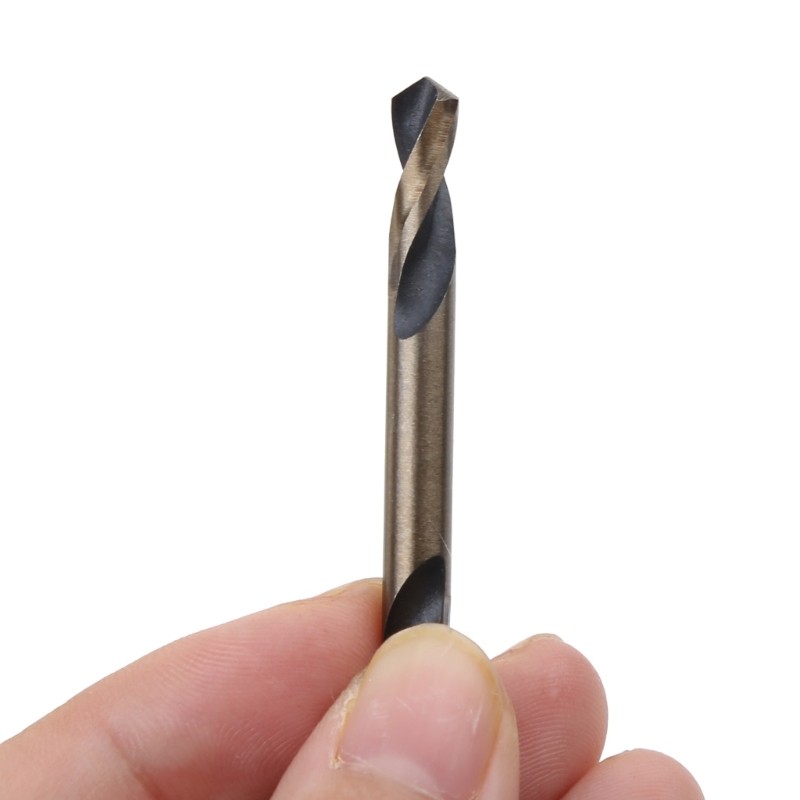 10Pcs 5mm HSS Double Ended Spiral Torsion Drill Tools Drill Set