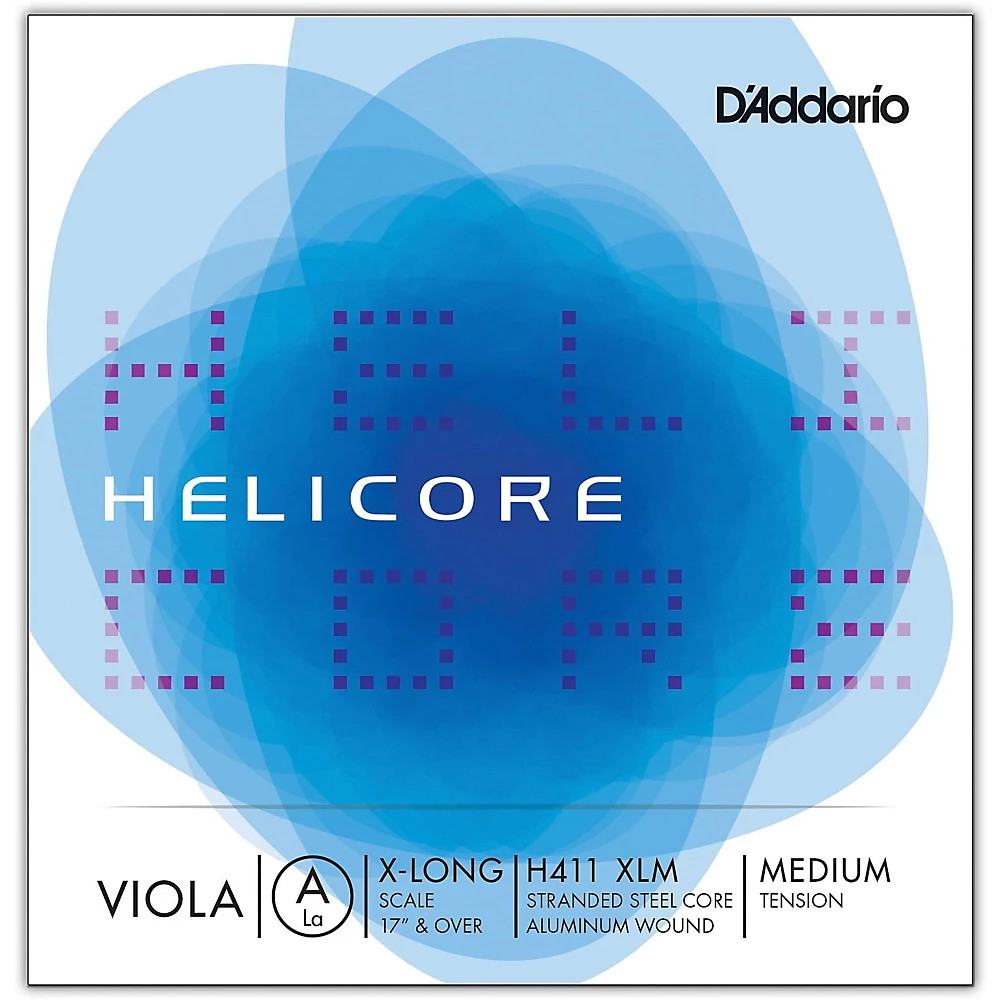 D'Addario Helicore Series Viola A String 17+ Extra Long Scale