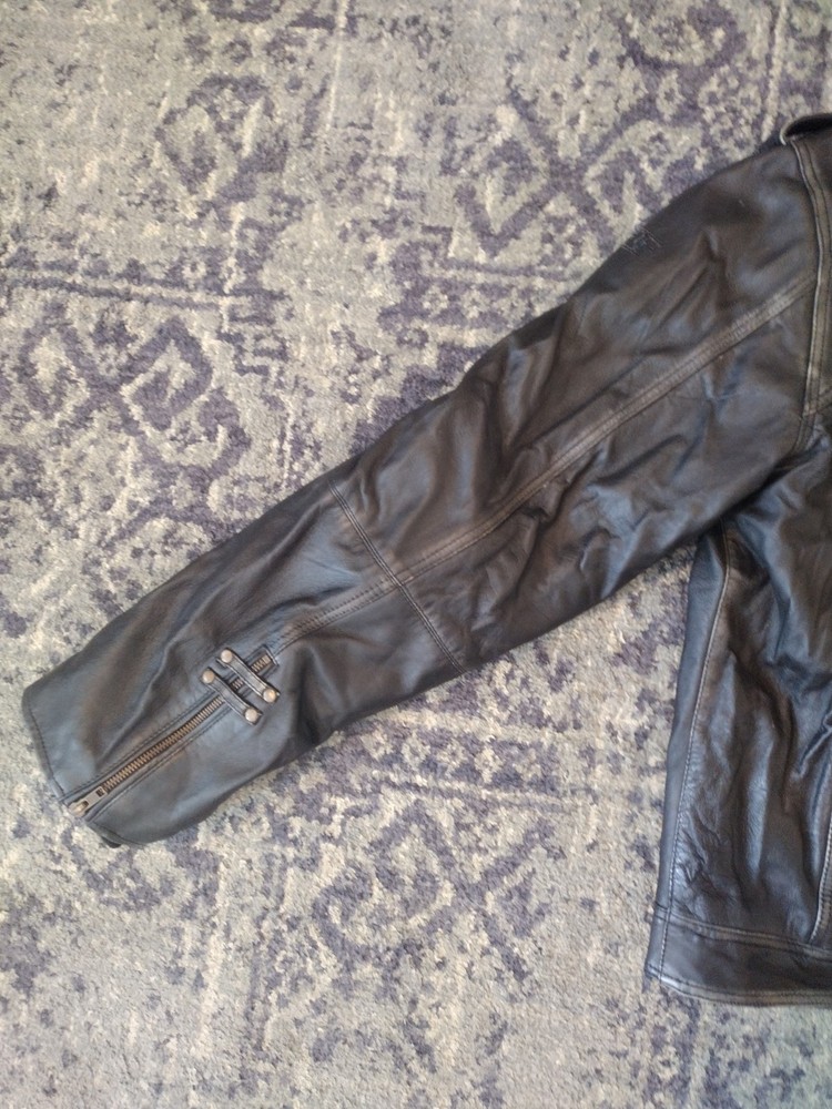 Motorcycle jacket - Custom Bilt Drago Jacket, Built In Padding