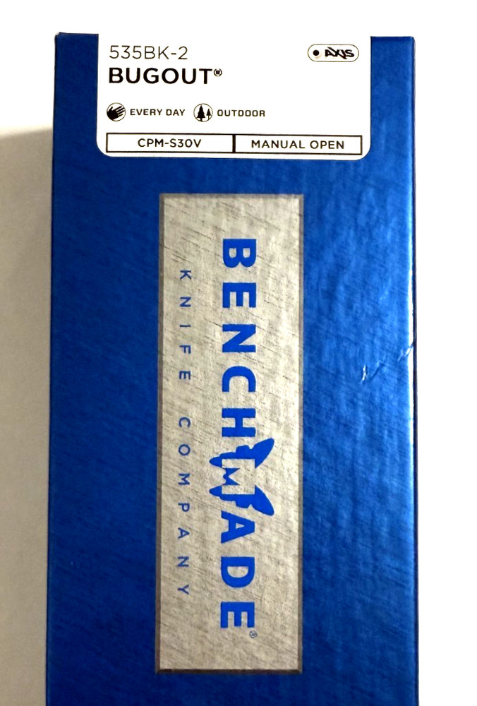 Benchmade - Bugout 535BK-2 EDC Knife with Black CF-Elite Handle