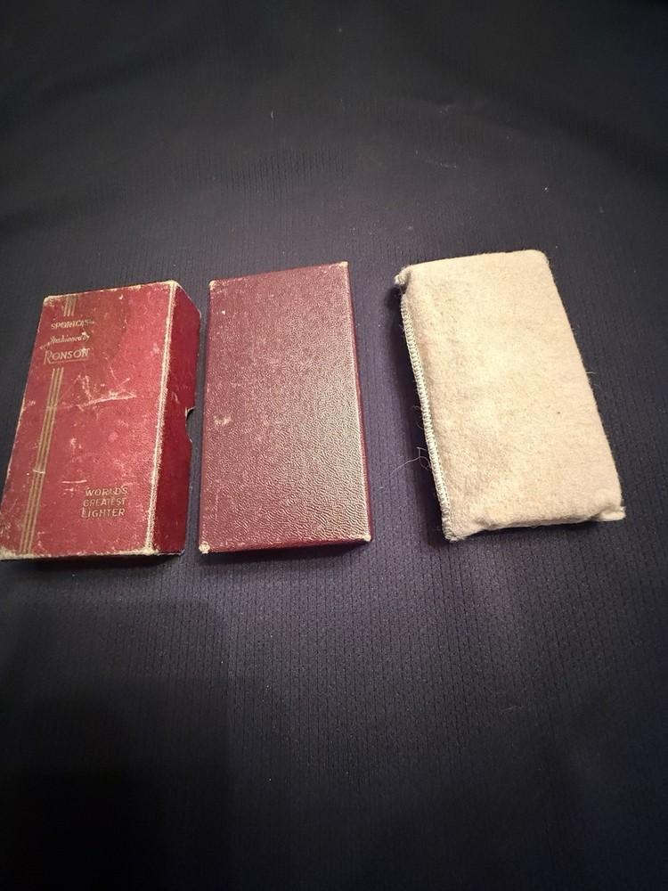 Rare Vintage Ronson Mastercase Lighter And Cigarette Case Combination