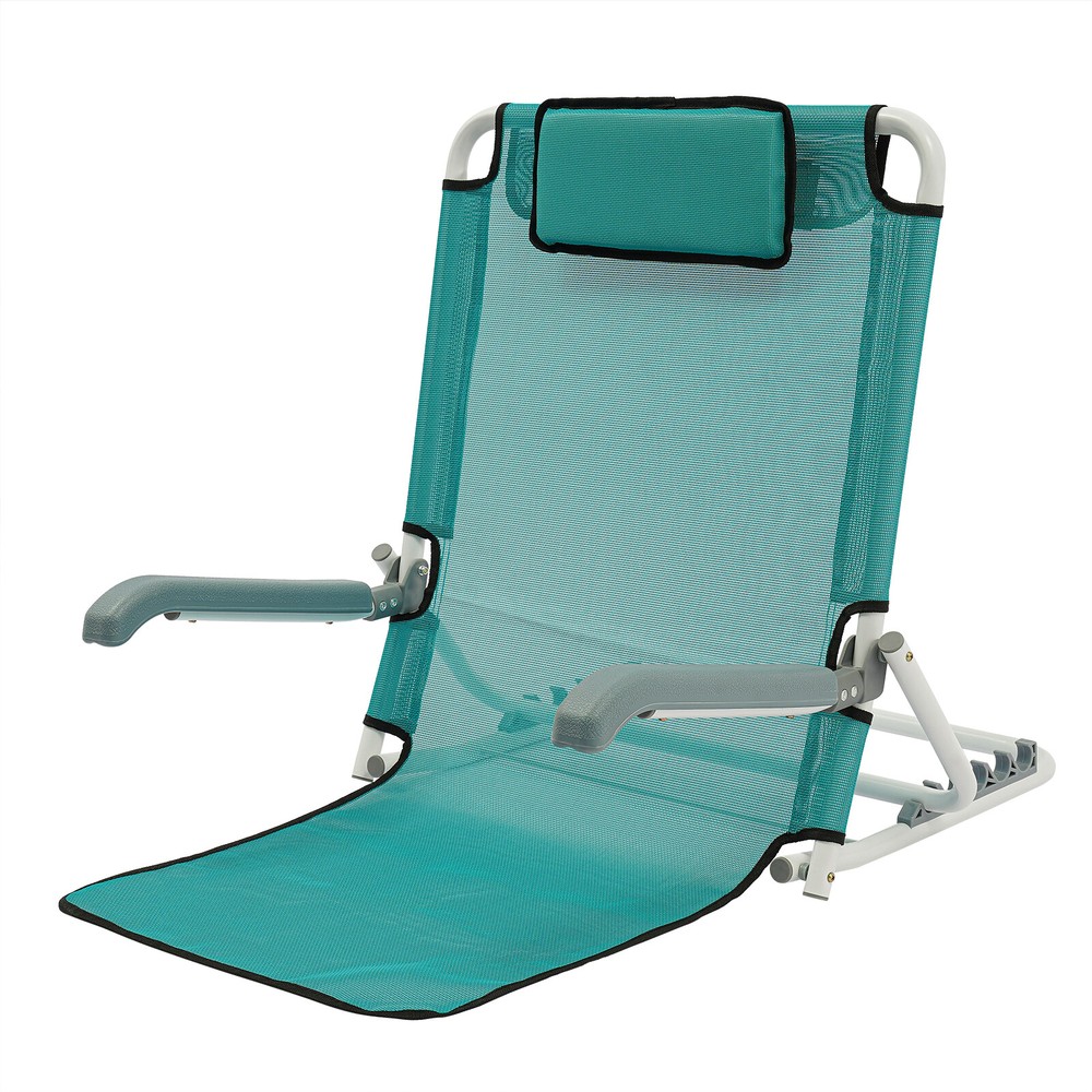 Foldable Adjustable Bed Backrest Support Sit-up Back Rest Bed Chair 198.42 lbs