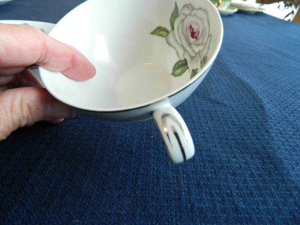 C. B. C. Japan Rose #1044 (2) Teacups 12-3