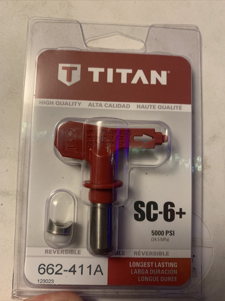 Titan Reversible Paint Spray Tip SC-6 Plus 411  5000 Psi