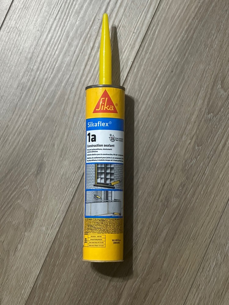 6 Pack Sikaflex 1A Polyurethane Construction sealant Caulk, Limestone, In Date