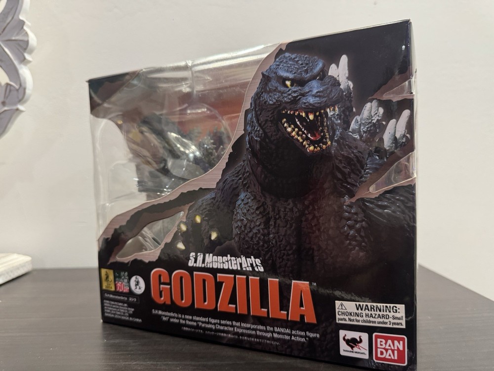 W/Box S.H.MonsterArts GODZILLA 1995 BIRTH VERSION 60TH Anniversary 2014