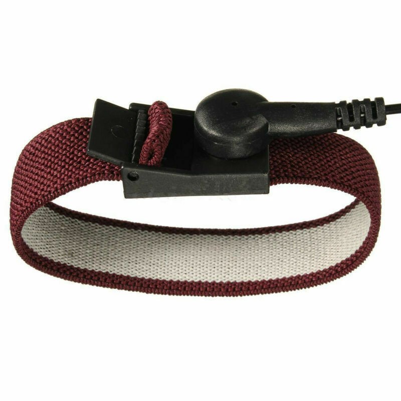 Adjustable Anti Static ESD Wrist Strap Discharge Ground Bracelet Electronic B