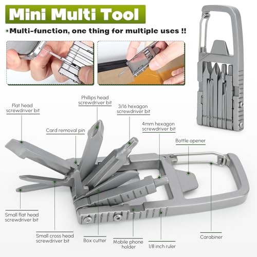 Generic2 in Keychain Multitool Screwdriver Bit Folding Multi Tool Bottle 1