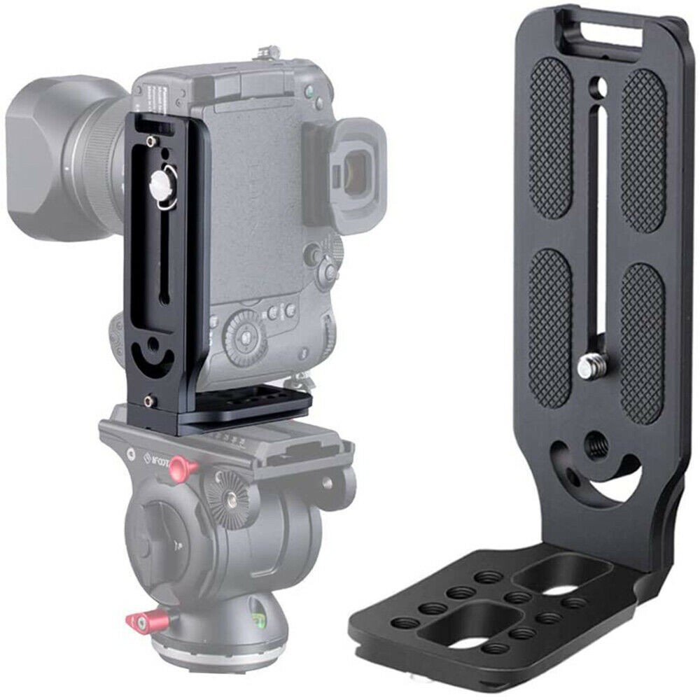 Camera L Bracket Vertical Horizontal Switching Tripod Head Quick Release Plate m