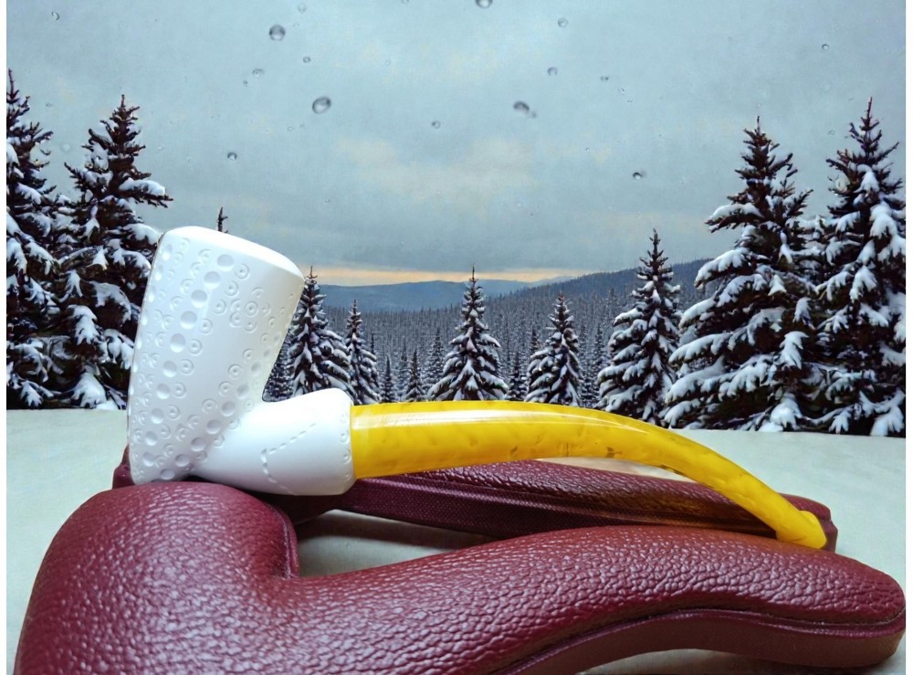 Block Meerschaum Honeycone Pipe